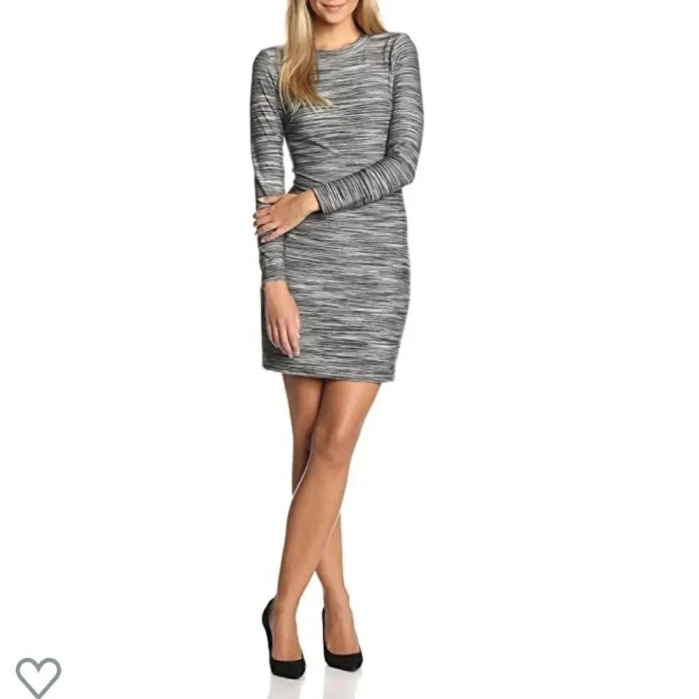 Trina turk bellingham space dye french Terry dress